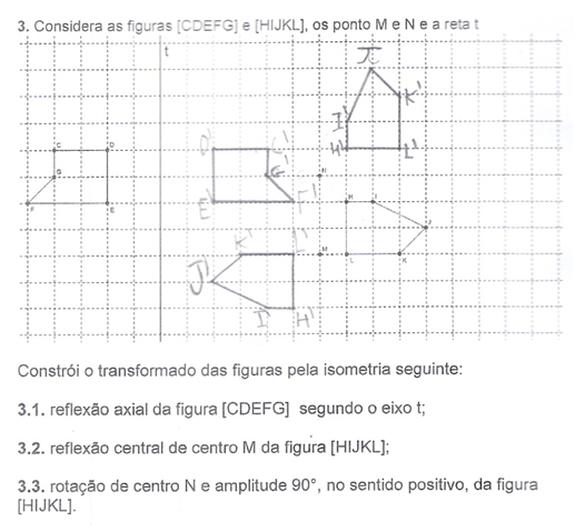 Jogo de reflexões e rotações – GeoGebra